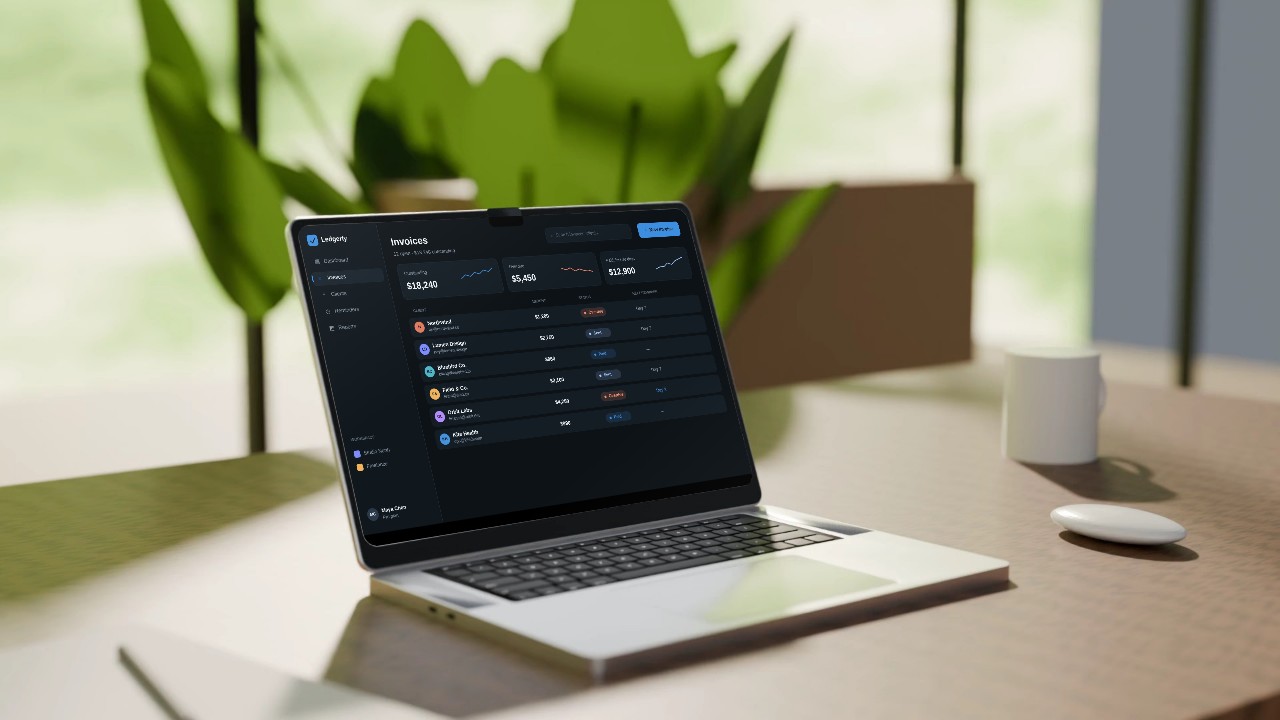 Desk Mockup launch video template