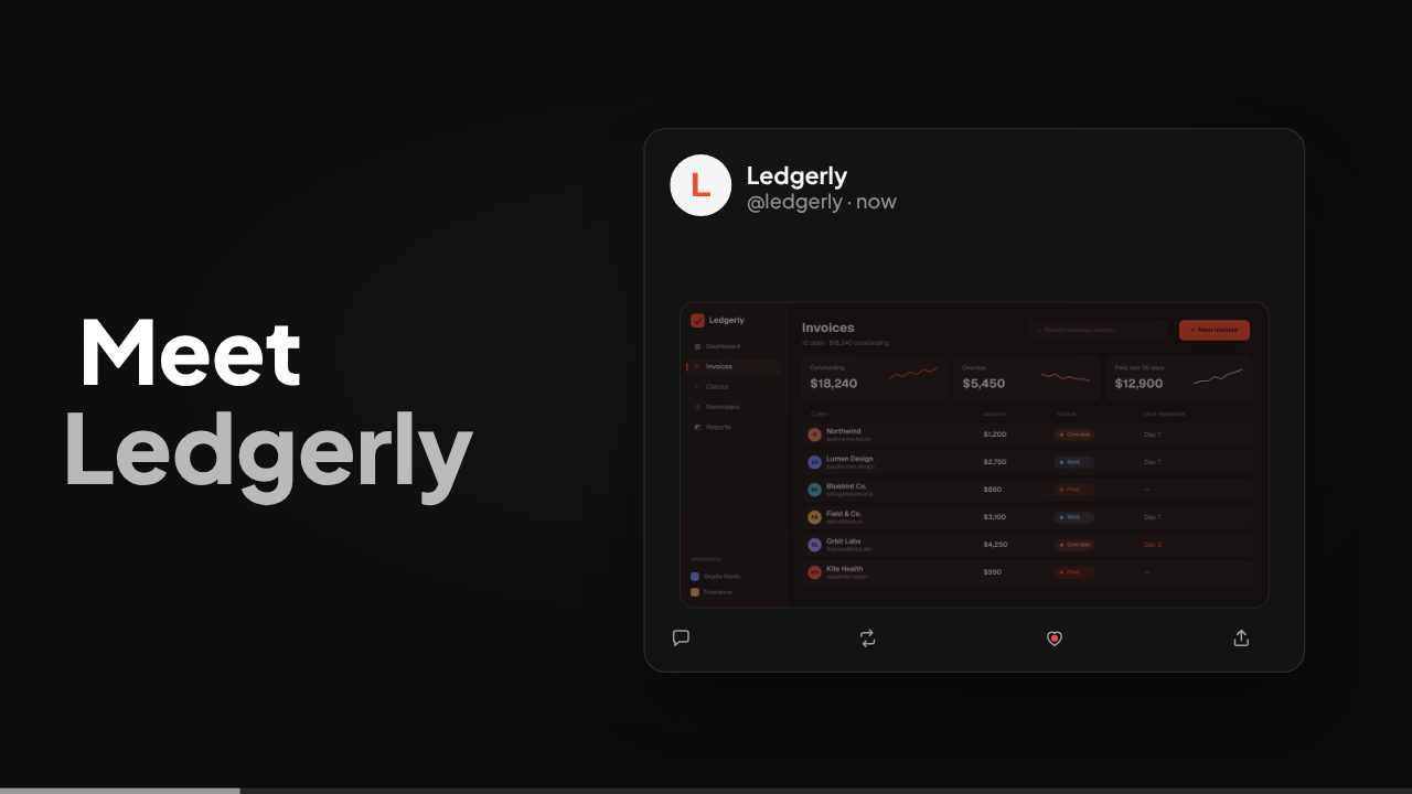 X Launch launch video template